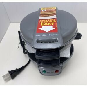 Hamilton Beach Quick and Easy Breakfast Sandwich Maker Model 25475 Non Stick